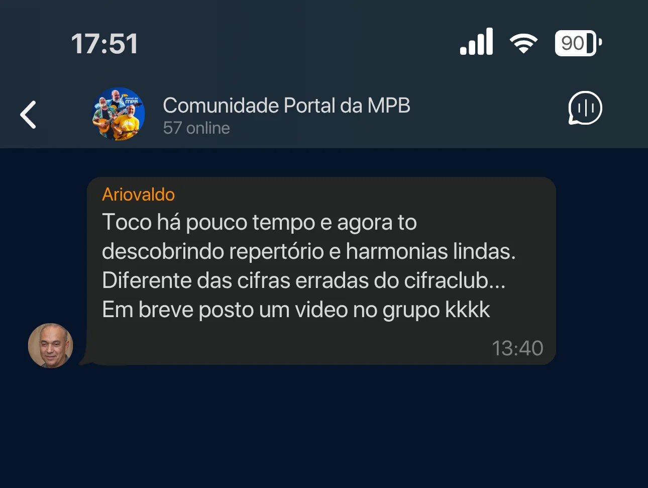 Ariovaldo — Depoimento